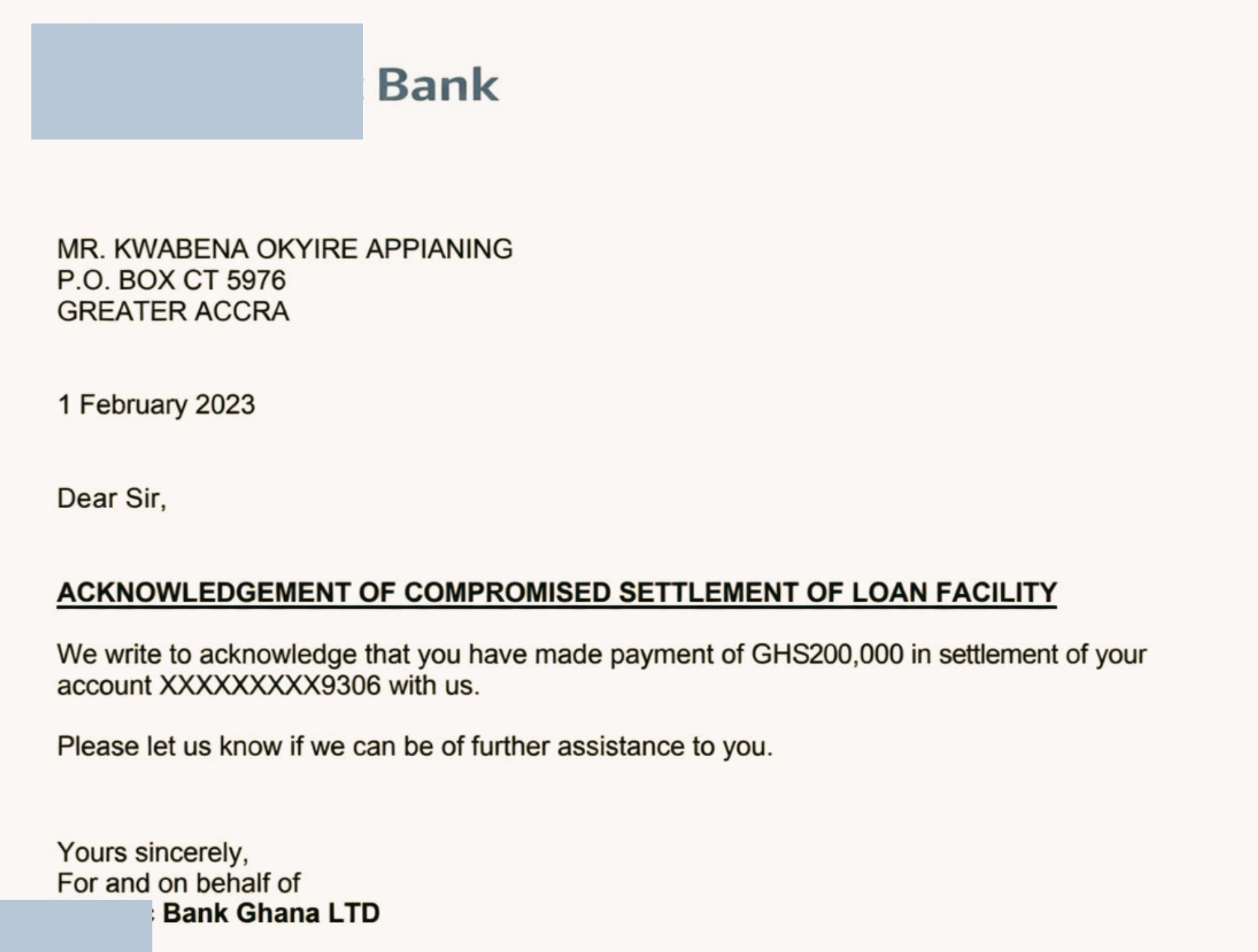 Replace with a screenshot showing proof from real business activity.