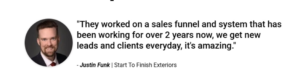 Replace with a screenshot showing a real client or customer outcome.